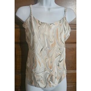 The Limited Marbled Pattern Stretch Camisole